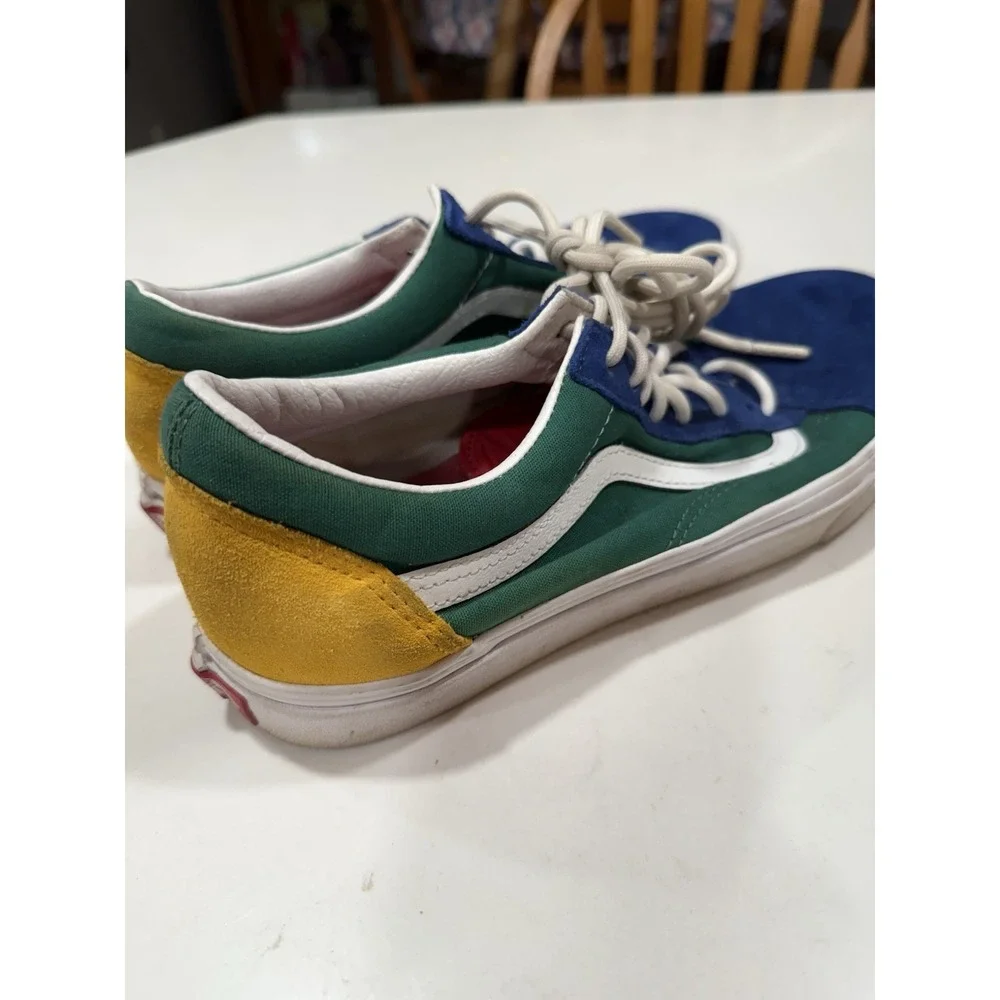 Vans Shoes Yacht Club Old Skool 10.5 Men Multicolor‎ Colorful Block Suede School